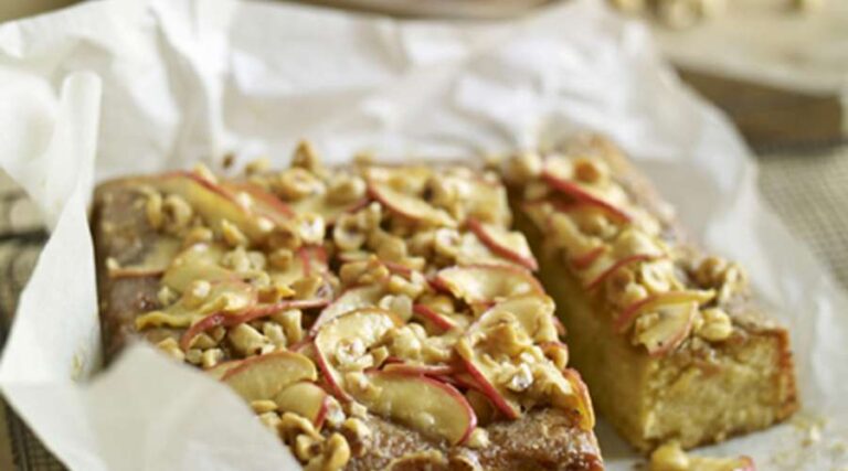 Fairfield Orchards - Apple pie recipe - Pink Lady Apple Cake With Hazelnut Caramel Topping Recipe