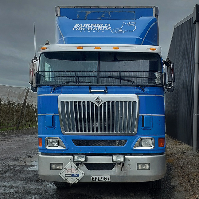 Truck driver job opportunity with Fairfield Orchards in Motueka